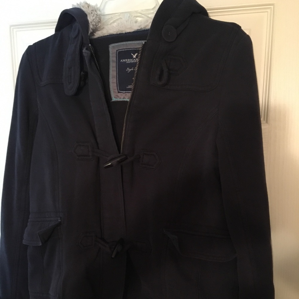 Warm and fluffy American eagle Coat